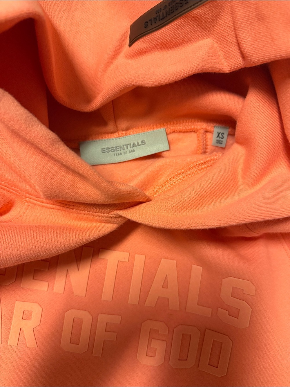 Essentials fear of God coral Hoodie & Shorts Set. Xs. New! - Picture 5 of 9
